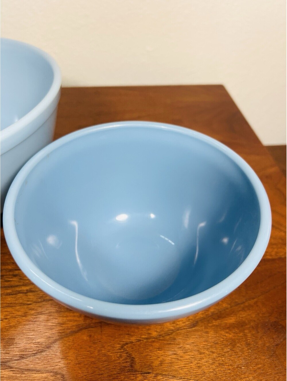 Vintage Pyrex Delphite Bluebelle Nesting Bowls 401 403 HTF - Picture 4 of 15